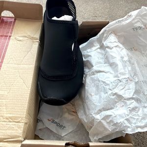 Brand new woman's black water shoes